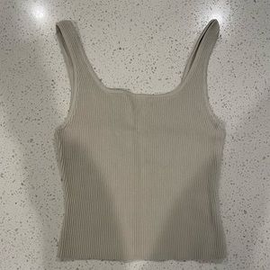 Babaton Tan Tank Top.